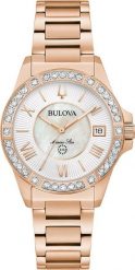 Zegarek Bulova Zegarek damski Bulova 98R295 różowe złoto. Czerwone zegarki damskie Bulova, złote. Za 2,722.00 zł.