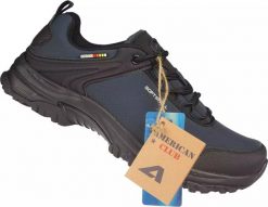 Buty trekkingowe damskie American Club Damskie buty trekkingowe American Club WT-186/24 granatowe buty sportowe 38. Obuwie sportowe damskie American CLUB, bez wzorów, bez zapięcia. Za 142.99 zł.