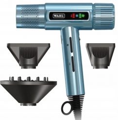 Suszarka do włosów WAHL 4321-0472 Vanquish COOL BLUE z jonizacją PRO. Niebieskie suszarki do włosów WAHL. Za 513.78 zł.