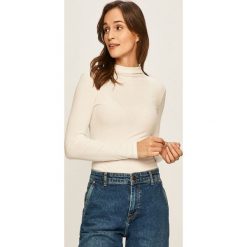 Tally Weijl - Sweter. Białe swetry nierozpinane damskie TALLY WEIJL, l, bez wzorów, z dzianiny, bez kołnierzyka, bez ramiączek. Za 59.90 zł.