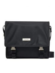 Calvin Klein Torba Sleek Small Messenger LV04D3147G Czarny. Czarne torby na ramię męskie Calvin Klein, z materiału, na ramię. Za 429.99 zł.