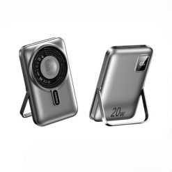 POWERBANK REMAX 3w1 10000mAh 15W RPP-695 WITH FOLDABLE STAND GREY. Szare powerbanki Prestigio. Za 78.23 zł.