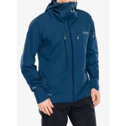 Kurtka z membraną męska Rab Khroma Kinetic Jacket. Niebieskie kurtki męskie RAB, m, bez wzorów, bez kaptura. Za 1,574.99 zł.