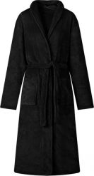 Kurtka męska vidaXL vidaXL Szlafrok bez kaptura Czarny s Flanela. Czarne kurtki męskie vidaXL, m, bez wzorów, bez kaptura. Za 122.99 zł.