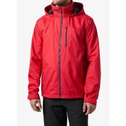Kurtka przeciwdeszczowa męska Helly Hansen Crew Hooded Jacket 2.0. Czerwone kurtki męskie Helly Hansen, m, bez wzorów, sportowe, bez kaptura. Za 618.99 zł.
