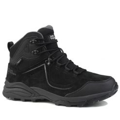 Buty męskie trekkingowe Jack Wolfskin SUNSET HIKE TEXAPORE MID. Czarne trekkingi męskie Jack Wolfskin, z materiału, bez zapięcia. Za 359.00 zł.