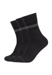 3 pack Męskie Skarpety MUSTANG black MU31039 – 9999. Czarne skarpety męskie Mustang, bez wzorów. Za 69.99 zł.
