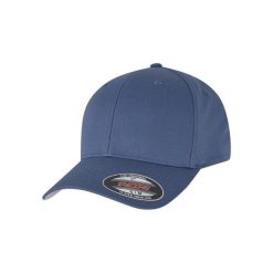 Czapka bejsbolówka Flexfit Wooly Combed. Niebieskie czapki damskie FLEXFIT, bez wzorów, z bawełny, sportowe. Za 67.65 zł.