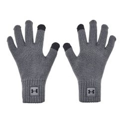 Rękawiczki męskie Under Armour Halftime. Szare rękawiczki męskie Under Armour, bez wzorów. Za 75.99 zł.
