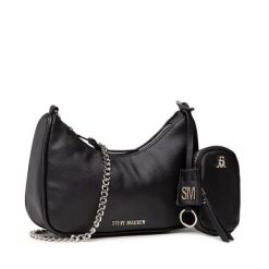 Torebka Steve Madden. Czarne listonoszki damskie Steve Madden, bez wzorów, bez dodatków. Za 309.99 zł.
