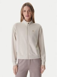 EA7 Emporio Armani Bluza 7W000191 AF12643 Beżowy Regular Fit. Brązowe bluzy damskie EA7 Emporio Armani, xxl, bez wzorów, z syntetyku, bez ramiączek, bez kaptura. Za 649.99 zł.