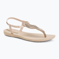 Sandały damskie Ipanema Class Flora. Brązowe sandały damskie Ipanema, bez wzorów, z materiału, bez obcasa, bez zapięcia. Za 119.99 zł.