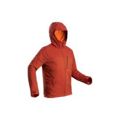 Kurtka Softshell trekkingowa | TREK 900 WINDWARM męska. Brązowe kurtki męskie FORCLAZ, m, bez wzorów, z elastanu, bez kaptura. Za 299.99 zł.