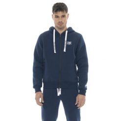 Bluza Herren Winter-Kapuzens z logo Reißverschluss, mała Leone 1947 Logo. Niebieskie bluzy męskie LEONE 1947 APPAREL, bez wzorów, z bawełny, sportowe, bez ramiączek, bez kaptura. W wyprzedaży za 206.29 zł.