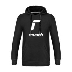 Bluza dresowa męska Reusch Hoodie. Czarne bluzy męskie Reusch, m, bez wzorów, z dresówki, bez ramiączek, bez kaptura. Za 289.90 zł.