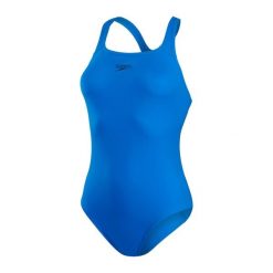 Strój kąpielowy damski Speedo Eco End Medalist. Niebieskie stroje kąpielowe damskie Speedo, s, bez wzorów, z materiału. Za 115.62 zł.