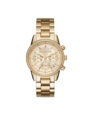 Michael Kors Zegarek Ritz MK6356 Złoty. Żółte zegarki damskie Michael Kors, złote. Za 1,159.00 zł.