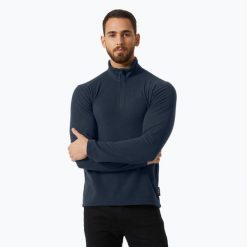 Bluza trekkingowa męska Helly Hansen Daybreaker 1/2 Zip. Niebieskie bluzy męskie Helly Hansen, m, bez wzorów, bez ramiączek, bez kaptura. Za 239.99 zł.