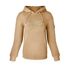Bluza jeździecka damska JD ATTACK Alison. Brązowe bluzy damskie JD ATTACK, l, bez wzorów, z bawełny, bez ramiączek, bez kaptura. Za 229.00 zł.