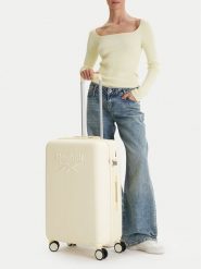 Reebok Walizka średnia CEO-RBK-WAL-026-M Żółty. Żółte walizki damskie Reebok, bez wzorów, z tworzywa sztucznego, średnie. Za 319.99 zł.