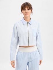 Adidas Originals kurtka koszulowa Kobiety niebieski, XS. Niebieskie kurtki sportowe damskie adidas Originals, xs, bez wzorów, z syntetyku, bez ramiączek, bez kaptura. Za 249.95 zł.