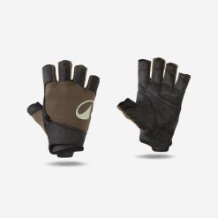 Rękawiczki do treningu siłowego Corength. Brązowe rękawiczki damskie CORENGTH, bez wzorów, z materiału. Za 59.99 zł.