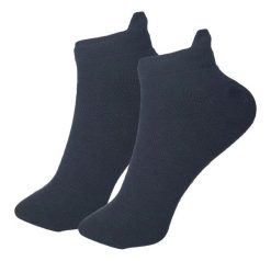 Skarpetki krótkie z wełny merino - 2 szt. Szare skarpety męskie WOOLONA, bez wzorów, z elastanu. Za 72.00 zł.