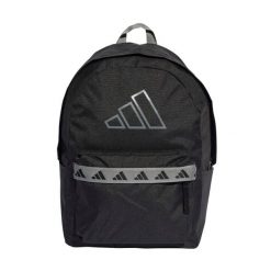 Plecak adidas Classic Tape. Czarne plecaki męskie Adidas, bez wzorów, z materiału, sportowe. Za 162.00 zł.