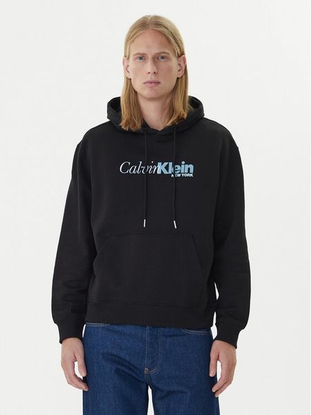 Calvin Klein Bluza LV04LD241G Czarny Regular Fit. Czarne bluzy męskie Calvin Klein, m, bez wzorów, z bawełny, bez ramiączek, bez kaptura. Za 234.99 zł.