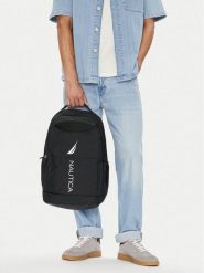 Nautica Plecak CWBEO-NTC-M-003-10 Czarny. Czarne plecaki męskie Nautica, bez wzorów, z materiału. Za 199.99 zł.
