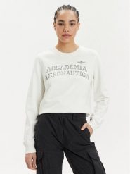 Aeronautica Militare Bluza 241FE1861DF511 Écru Regular Fit. Bluzy damskie Aeronautica Militare, s, bez wzorów, z bawełny, bez ramiączek, bez kaptura. Za 579.99 zł.