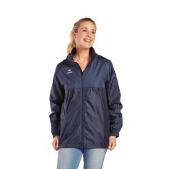 Niebieska kurtka na każdą pogodę Erima Team. Niebieskie kurtki męskie Erima, s, bez wzorów, z materiału, bez kaptura. Za 306.99 zł.