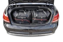 Torby Do Bagażnika Mercedes-Benz E Cabrio 2009-2016 4Szt Kjust. Czarne torby podróżne damskie KJUST, bez wzorów, z kauczuku. Za 982.00 zł.