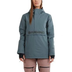 Kurtka Logo Fundango Birch dla kobiet. Zielone kurtki sportowe damskie FUNDANGO, xs, bez wzorów, bez ramiączek, bez kaptura, trekkingowe. Za 599.90 zł.
