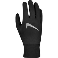 Rękawiczki do biegania męskie Nike Dri-Fit Accelerate. Czarne rękawiczki męskie Nike, bez wzorów. Za 149.99 zł.