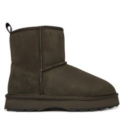Śniegowce EMU Australia. Brązowe śniegowce damskie Emu Australia, bez zapięcia. Za 699.99 zł.