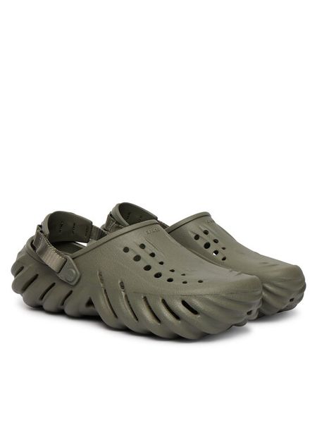 Crocs Klapki Echo Clog 207937 Zielony. Zielone klapki męskie Crocs, bez wzorów, z tworzywa sztucznego, bez zapięcia. Za 249.99 zł.