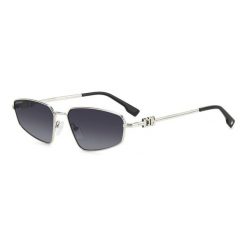 Okulary przeciwsłoneczne DSQUARED2 ICON 0015/S 010 dla mężczyzn, rozmiar 60 mm. Szare okulary przeciwsłoneczne damskie DSQUARED, prostokątne. Za 759.85 zł.