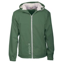 Kurtka wodoodporna Pro-X Elements Flash. Zielone kurtki męskie PRO-X ELEMENTS, l, bez wzorów, z materiału, z kapturem. Za 333.50 zł.