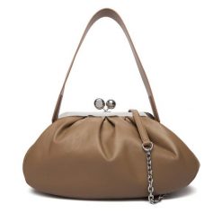 Torebka Weekend Max Mara. Brązowe torebki do ręki damskie Weekend Max Mara, bez wzorów, bez dodatków. Za 1,839.00 zł.