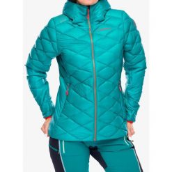Kurtka puchowa damska La Sportiva Aiguille Down Jkt. Zielone kurtki sportowe damskie La Sportiva, xs, bez wzorów, z puchu, bez ramiączek, bez kaptura, trekkingowe. Za 1,248.99 zł.