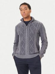 Guess Sweter M5BR44 Z2ZK2 Granatowy Regular Fit. Niebieskie swetry męskie Guess, m, z aplikacjami, z syntetyku, bez kołnierzyka, bez ramiączek. Za 529.99 zł.