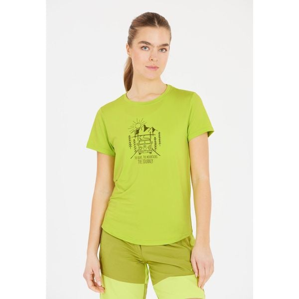 Koszulka damska Whistler Tergo. Zielone bluzki damskie Whistler, bez wzorów, bez ramiączek. Za 89.99 zł.