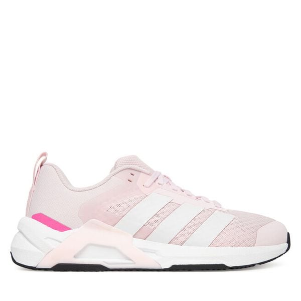 Buty na siłownię adidas. Czerwone obuwie sportowe damskie Adidas, bez wzorów, bez zapięcia, na fitness i siłownię. Za 399.99 zł.