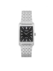 Casio Zegarek MTP-B215D-1AVER Srebrny. Szare, analogowe zegarki męskie Casio, bez wzorów, srebrne. Za 399.99 zł.
