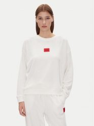 HUGO Bluza Neve_Sweatshirt 50531686 Écru Relaxed Fit. Bluzy damskie Hugo, xl, bez wzorów, z syntetyku, bez ramiączek, bez kaptura. Za 339.99 zł.