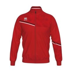 Kurtka z dresu Errea Erick. Czarne kurtki męskie ERREA, m, bez wzorów, z dresówki, sportowe, bez kaptura. W wyprzedaży za 209.00 zł.