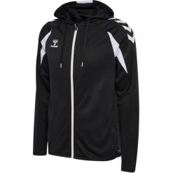 Bluza dresowa z kapturem Hummel Core 2.0. Białe bluzy męskie Hummel, bez wzorów, z dresówki, sportowe, bez ramiączek, z kapturem. Za 304.00 zł.
