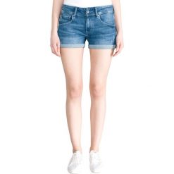 Pepe Jeans Siouxie Szorty Niebieski. Niebieskie szorty damskie Pepe Jeans, bez wzorów, z bawełny. Za 240.95 zł.
