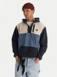 Quiksilver Polar Ocean View Mix Up EQYPF03073 Granatowy Comfort Fit. Niebieskie bluzy sportowe męskie Quiksilver, m, bez wzorów, z polaru, bez kaptura. Za 419.99 zł.
